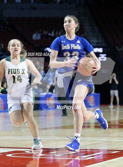 Thumbnail 1 in Pius X vs. North Platte (NSAA Class A Quarterfinal)  photogallery.