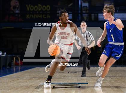 Thumbnail 2 in Denver Christian vs. Crowley County (CHSAA 2A Consolation Semifinal) photogallery.