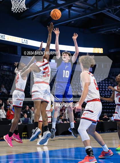 Thumbnail 3 in Denver Christian vs. Crowley County (CHSAA 2A Consolation Semifinal) photogallery.