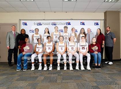 Thumbnail 2 in Fairfield vs. Holliday (UIL 3A Basketball State Final Medal Ceremony) photogallery.