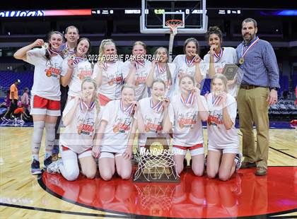 Thumbnail 1 in Fairfield vs. Holliday (UIL 3A Basketball State Final Medal Ceremony) photogallery.