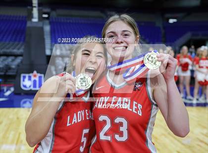 Thumbnail 1 in Fairfield vs. Holliday (UIL 3A Basketball State Final Medal Ceremony) photogallery.