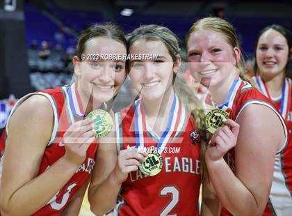Thumbnail 3 in Fairfield vs. Holliday (UIL 3A Basketball State Final Medal Ceremony) photogallery.