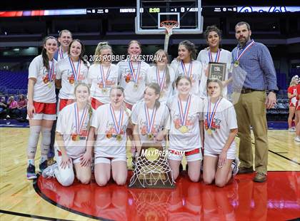 Thumbnail 1 in Fairfield vs. Holliday (UIL 3A Basketball State Final Medal Ceremony) photogallery.