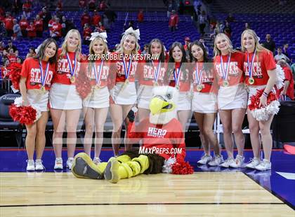 Thumbnail 3 in Fairfield vs. Holliday (UIL 3A Basketball State Final Medal Ceremony) photogallery.