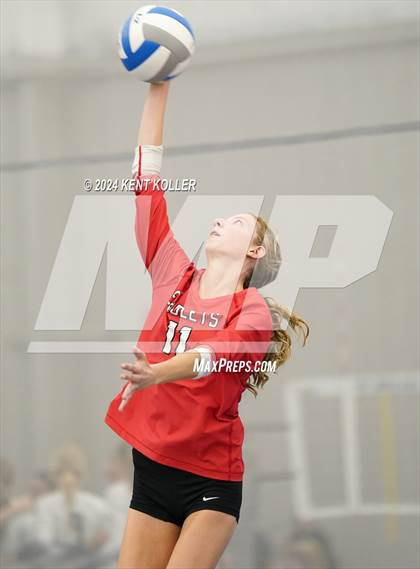 Thumbnail 3 in Fenton vs. St. Mary's Prep (Motor City Power Series) photogallery.