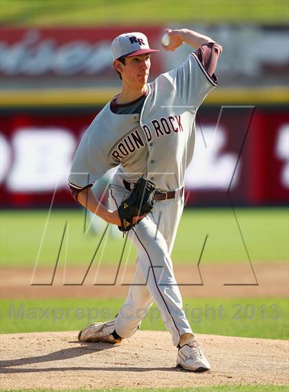 Thumbnail 1 in Round Rock vs. Frenship (Rock Hardball Classic) photogallery.