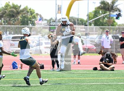 Thumbnail 2 in JSerra Catholic vs. Edison (Battle At The Beach) photogallery.
