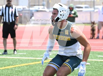 Thumbnail 3 in JSerra Catholic vs. Edison (Battle At The Beach) photogallery.