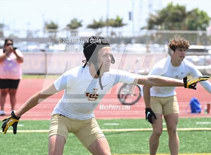 Thumbnail 1 in JSerra Catholic vs. Edison (Battle At The Beach) photogallery.