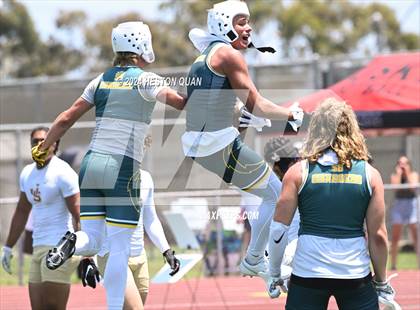 Thumbnail 3 in JSerra Catholic vs. Edison (Battle At The Beach) photogallery.