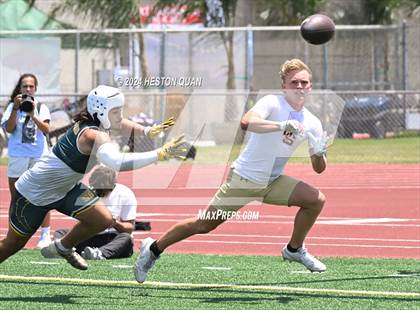 Thumbnail 1 in JSerra Catholic vs. Edison (Battle At The Beach) photogallery.