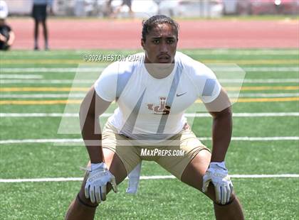 Thumbnail 1 in JSerra Catholic vs. Edison (Battle At The Beach) photogallery.