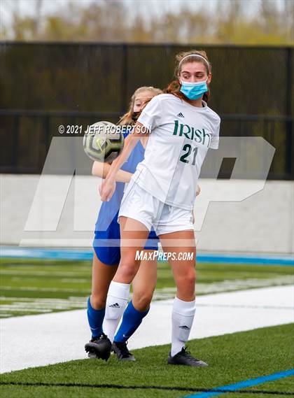 Thumbnail 2 in Notre Dame Prep @ Catholic Central photogallery.
