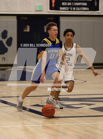 Thumbnail 1 in Marin Catholic vs Heritage (NCS D2 Quarterfinals) photogallery.