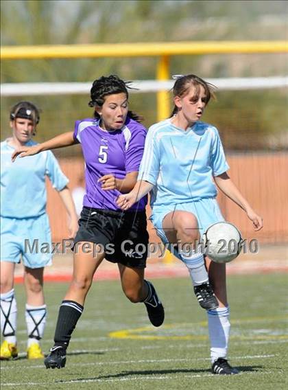 Thumbnail 3 in Estrella Foothills vs. Northwest Christian (AIA State Playoffs) photogallery.