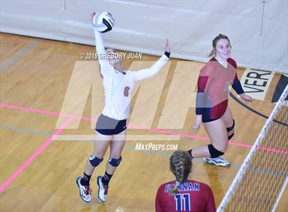 Thumbnail 1 in St. Scholastica vs Archbishop Hannan (Catholic League Tournament) photogallery.