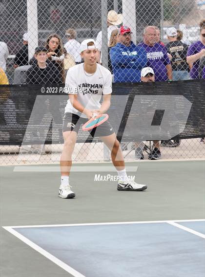 Thumbnail 2 in UIL 4A Tennis Boys and Mixed Doubles Finals photogallery.