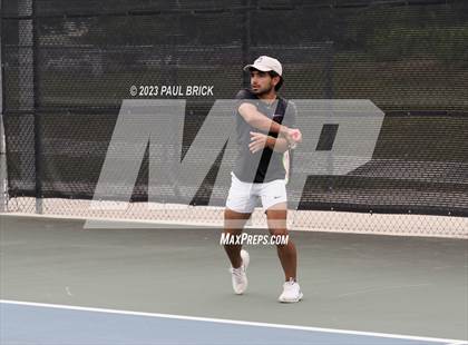 Thumbnail 2 in UIL 4A Tennis Boys and Mixed Doubles Finals photogallery.