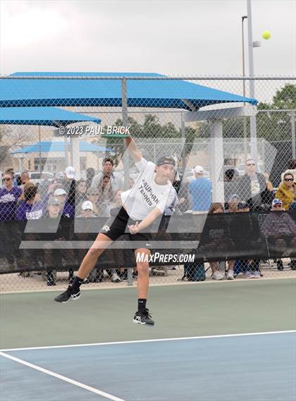 Thumbnail 3 in UIL 4A Tennis Boys and Mixed Doubles Finals photogallery.