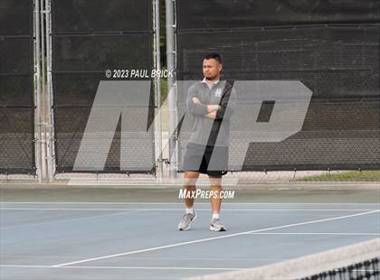 Thumbnail 3 in UIL 4A Tennis Boys and Mixed Doubles Finals photogallery.