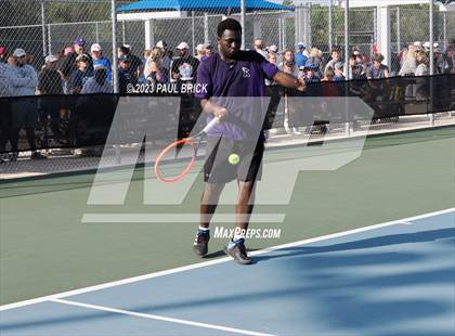 Thumbnail 3 in UIL 4A Tennis Boys and Mixed Doubles Finals photogallery.