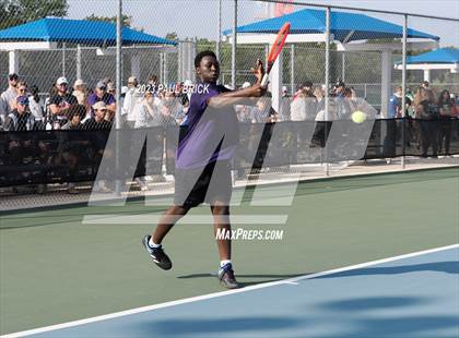 Thumbnail 2 in UIL 4A Tennis Boys and Mixed Doubles Finals photogallery.