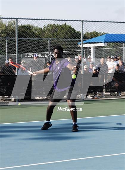 Thumbnail 3 in UIL 4A Tennis Boys and Mixed Doubles Finals photogallery.