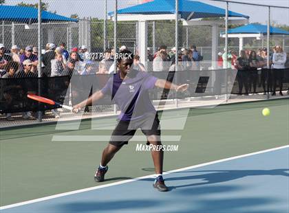 Thumbnail 1 in UIL 4A Tennis Boys and Mixed Doubles Finals photogallery.