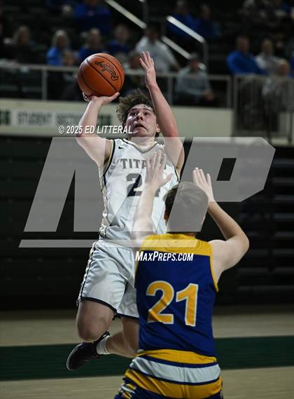 Thumbnail 3 in Notre Dame vs. Manchester (OHSAA DIV VII District Final) photogallery.