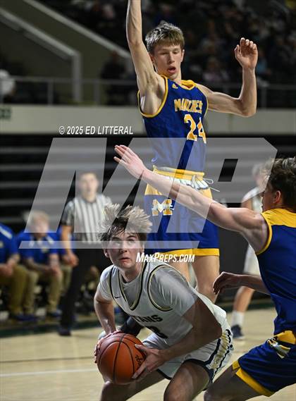 Thumbnail 3 in Notre Dame vs. Manchester (OHSAA DIV VII District Final) photogallery.