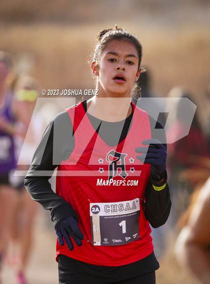 Thumbnail 2 in CHSAA 2A Cross Country Final photogallery.