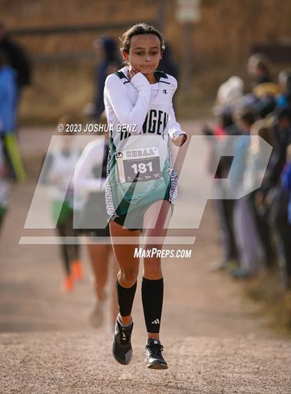 Thumbnail 2 in CHSAA 2A Cross Country Final photogallery.