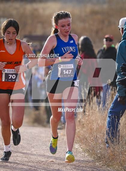 Thumbnail 2 in CHSAA 2A Cross Country Final photogallery.