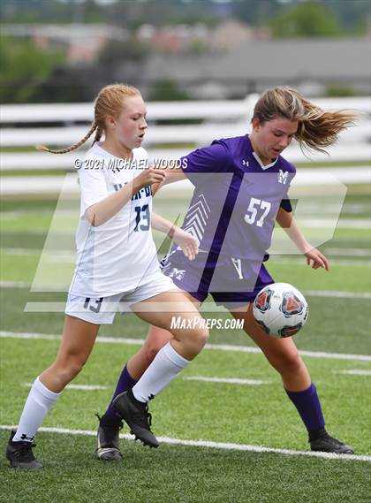 Thumbnail 1 in Mount St. Mary Academy vs. Har-Ber (AAA 6A First Round Playoff) photogallery.
