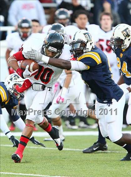 Thumbnail 2 in Trinity vs. Stony Point (5A Region 1 Division 1 Semifinals) photogallery.