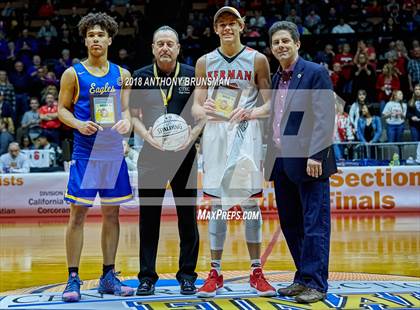 Thumbnail 3 in Bakersfield Christian vs. Kerman (CIF CS D4 Final) photogallery.