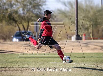 Thumbnail 2 in Gila Ridge vs Hawaii Prep (Reach 11 Arizona Showcase) photogallery.