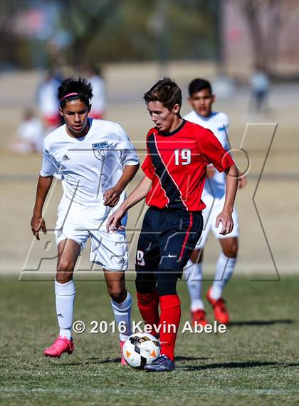 Thumbnail 3 in Gila Ridge vs Hawaii Prep (Reach 11 Arizona Showcase) photogallery.