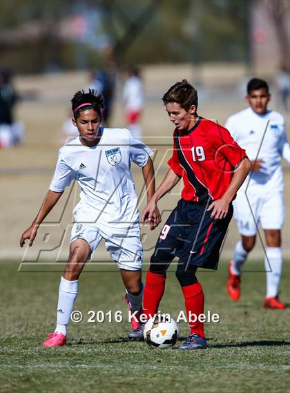 Thumbnail 1 in Gila Ridge vs Hawaii Prep (Reach 11 Arizona Showcase) photogallery.