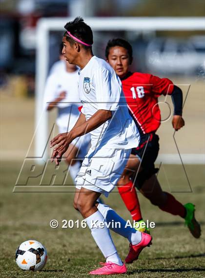 Thumbnail 3 in Gila Ridge vs Hawaii Prep (Reach 11 Arizona Showcase) photogallery.