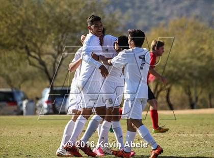 Thumbnail 2 in Gila Ridge vs Hawaii Prep (Reach 11 Arizona Showcase) photogallery.