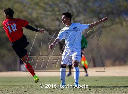Thumbnail 1 in Gila Ridge vs Hawaii Prep (Reach 11 Arizona Showcase) photogallery.