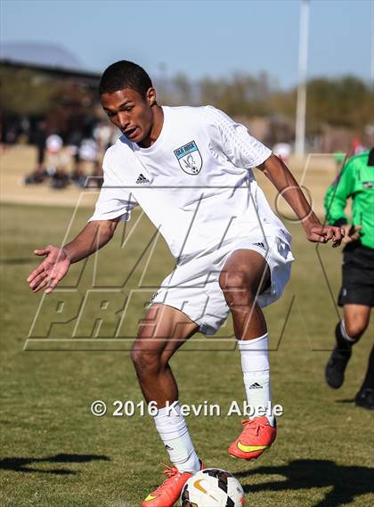 Thumbnail 1 in Gila Ridge vs Hawaii Prep (Reach 11 Arizona Showcase) photogallery.