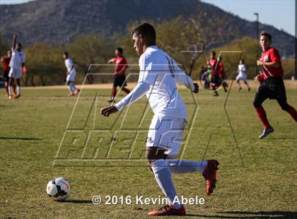 Thumbnail 2 in Gila Ridge vs Hawaii Prep (Reach 11 Arizona Showcase) photogallery.