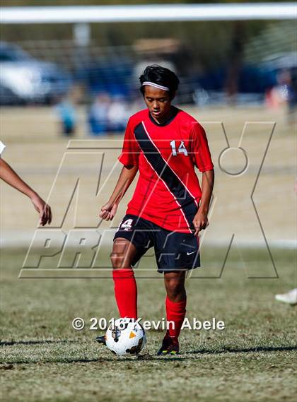 Thumbnail 1 in Gila Ridge vs Hawaii Prep (Reach 11 Arizona Showcase) photogallery.