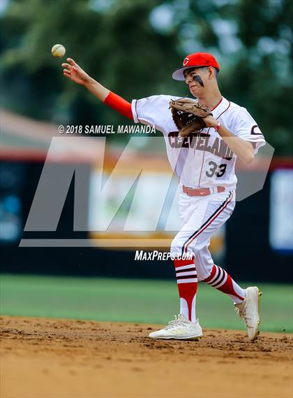 Thumbnail 3 in Cleveland vs Banning (CIF LACS Quarterfinal) photogallery.