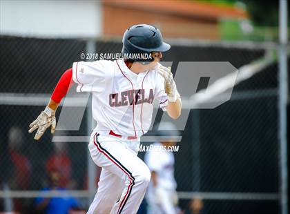 Thumbnail 1 in Cleveland vs Banning (CIF LACS Quarterfinal) photogallery.