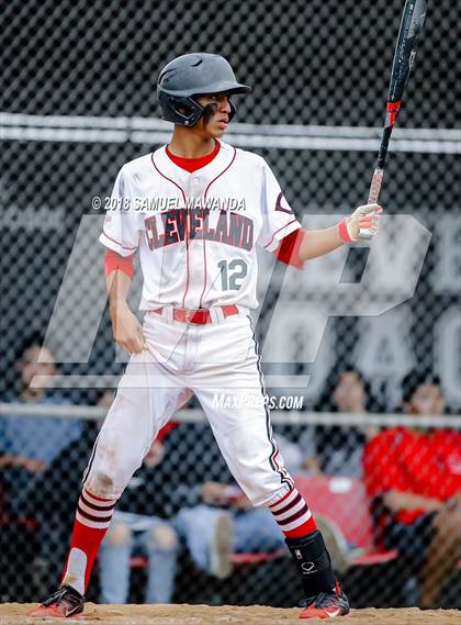 Thumbnail 3 in Cleveland vs Banning (CIF LACS Quarterfinal) photogallery.