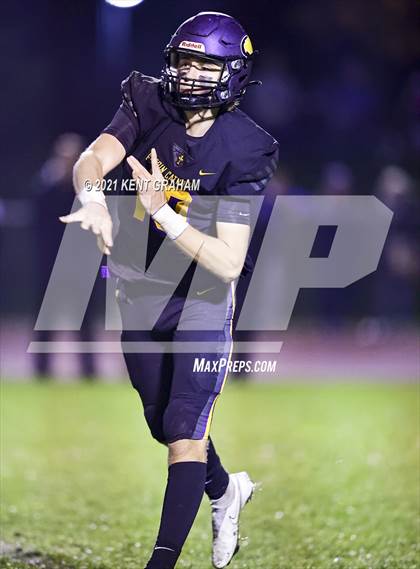Thumbnail 1 in Hamilton Heights vs. Guerin Catholic (IHSAA Sectional Round 1 Playoff) photogallery.